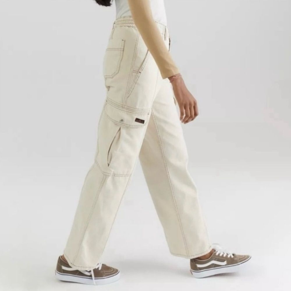 BDG Urban Outfitters High-Waisted Cinched Waist Relaxed Skate Jean Cargo, 27 - Picture 3 of 16